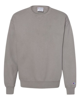 Custom Logo Champion - Garment Dyed Crewneck Sweatshirt - CD400 With Logo