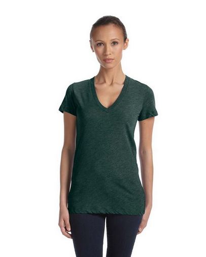 Custom Imprinted Bella + Canvas Ladies' Triblend Deep V-Neck T-Shirt - 8435