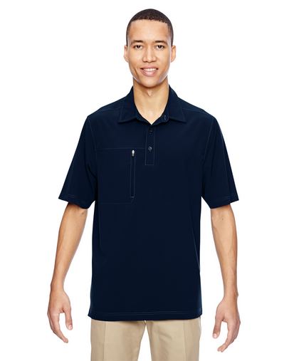  Men's Excursion Crosscheck Woven??Polo 