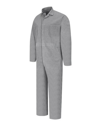  Custom Embroidered Red Kap Button-Front Cotton Coverall - Tall Sizes CC16T With Logo 