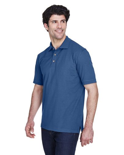 Custom Embroidered UltraClub Men's Classic Pique Polo - 8535