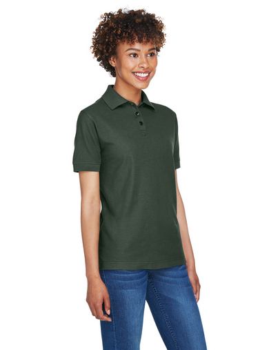 Custom Embroidered UltraClub Ladies' Whisper Pique Polo - 8541