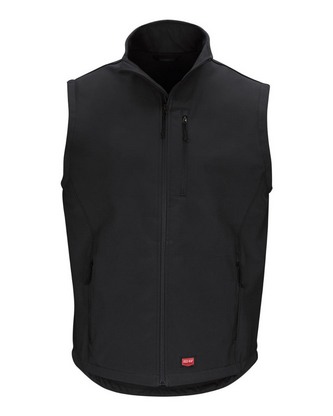 Custom Logo Red Kap Soft Shell Vest VP62 Embroidered