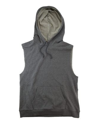  Custom Logo Boxercraft Youth Stadium Hooded Sleeveless Sweatshirt YR51 Embroidered 