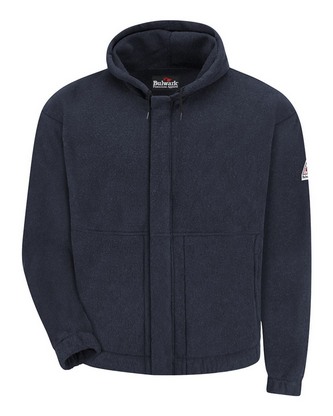 Custom Logo Bulwark Flame Resistant Fleece Full-Zip - Tall Sizes SMH6T Embroidered