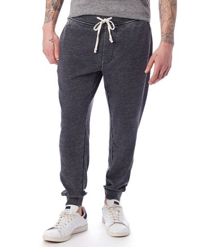 Custom Printed Alternative Campus Burnout French Terry Jogger Pants - 8625f 