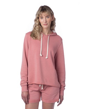 Ladies' Day Off Hooded Sweatshirt - ROSE BLOOM - XS