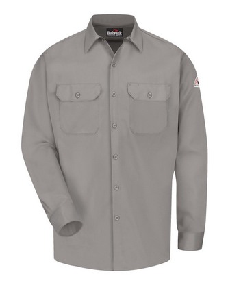 Custom Logo Bulwark Work Shirt - EXCEL FR® ComforTouch - Tall Sizes SLW2T Embroidered