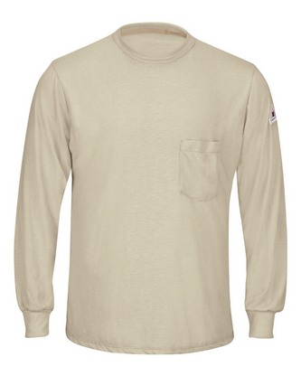  Custom Embroidered Bulwark Long Sleeve Lightweight T-Shirt - Tall Sizes SMT8T With Logo 