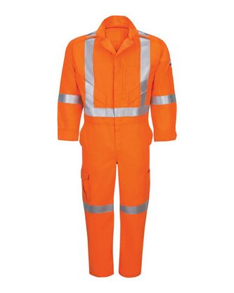  Custom Embroidered Bulwark iQ Series® Endurance Premium Coverall with CSA Compliant Reflective Trim  