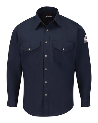 Custom Embroidered Bulwark Snap-Front Uniform Shirt - Nomex® IIIA - 4.5 oz. - Tall Sizes SNS2T With  