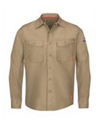 Custom Embroidered Bulwark iQ Series® Endurance Work Shirt - Tall Sizes QS40T With Logo