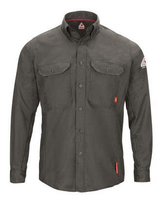  Custom Embroidered Bulwark iQ Series® Long Sleeve Comfort Woven Lightweight Shirt - Tall Sizes QS50T 