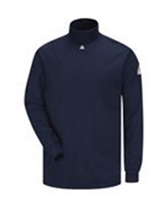 Custom Logo Bulwark Tagless Mock TurtleNeck - EXCEL FR® - Tall Sizes SEK2T Embroidered