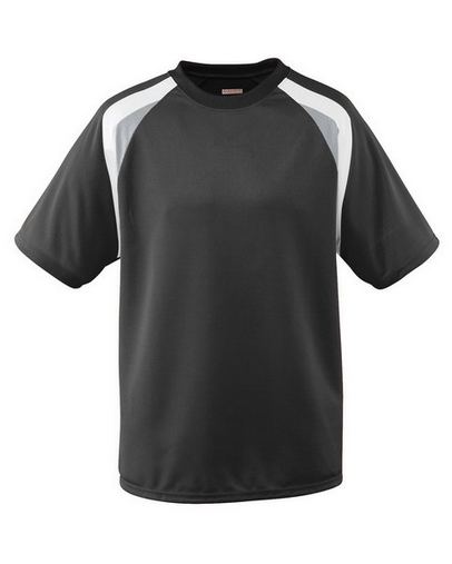  Youth Wicking Mesh Tri-Color Jersey 