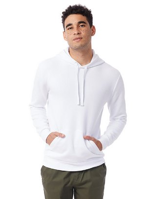  Adult Eco Cozy Fleece Pullover Hooded Sweatshirt 