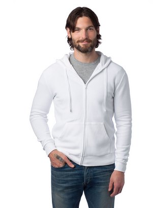 Unisex Eco-Cozy Fleece Zip Hooded Sweatshirt