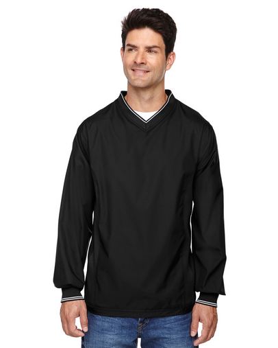  Adult V-Neck Unlined Wind Shirt 