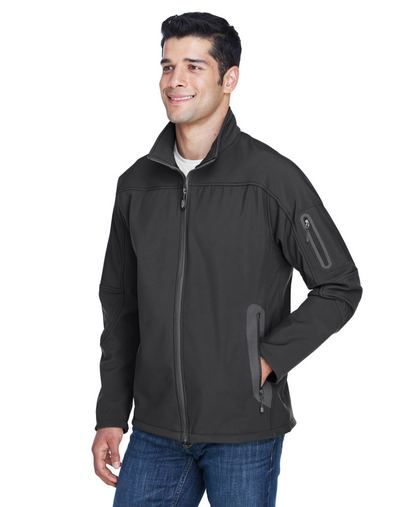 Men's Three-Layer Fleece Bonded Soft Shell Technical Jacket