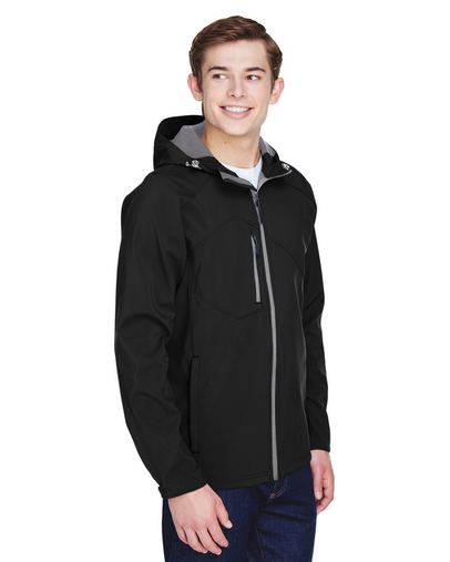 Men's Prospect Two-Layer Fleece Bonded Soft Shell Hooded Jacket