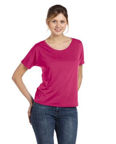 Custom Imprinted  Bella + Canvas Ladies' Flowy Simple T-Shirt - 8816 