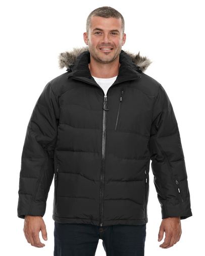 Men's Boreal??Down Jacket with Faux Fur Trim