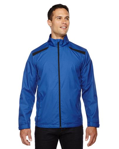  Men's Tempo Lightweight Recycled Polyester Jacket with Embossed Print 