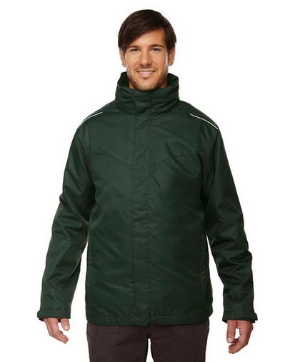 Custom Embroidered Core 365 Men's 3-In-1 Jacket with Fleece Liner - 88205