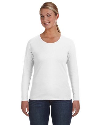  Ladies' Lightweight Long-Sleeve T-Shirt 