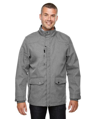 Men's Uptown Three-Layer Light Bonded City Textured Soft Shell Jacket