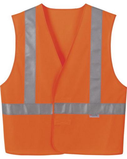 Vertical Stripe Safety Vest
