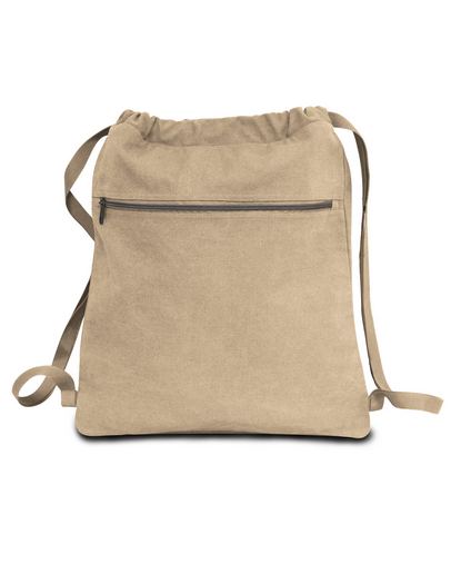  Seaside Cotton Pigment Dyed Drawstring Bag 