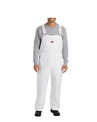 Unisex Painters Bib Overall - WHITE _30 - 30