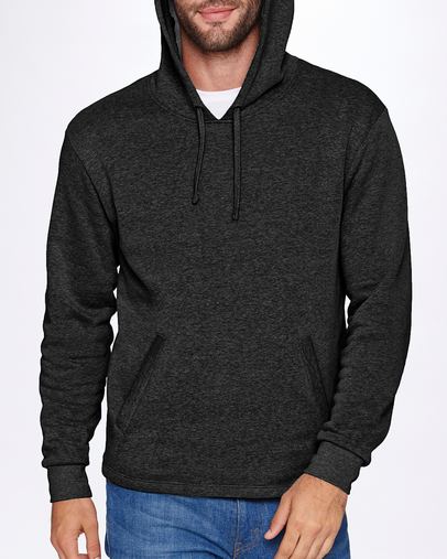  Adult PCH Pullover Hoodie - HEATHER BLACK - XS 