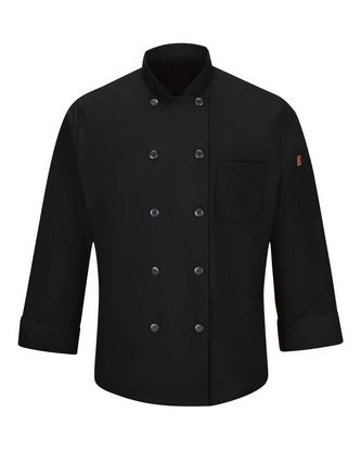 Custom Logo Chef Designs Mimix Chef Coat with OilBlok 042X Embroidered