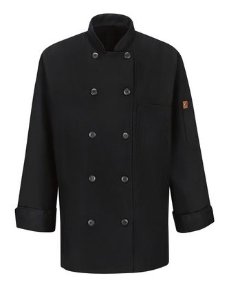 Company Branded Chef Designs Women's Mimix Chef Coat with OilBlok 041X With Logo