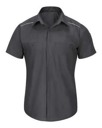 Custom Embroidered Red Kap Short Sleeve Pro Airflow Work Shirt - Tall Sizes SP4AT With Logo