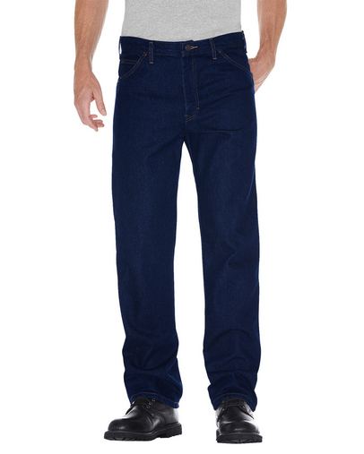 Unisex Regular Straight Fit 5-Pocket Denim Jean Pant