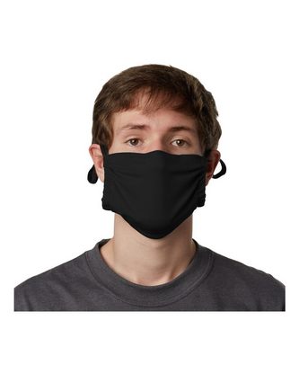 Custom Logo Hanes 2-Ply Cotton Pocket Face Mask MKPKCR Embroidered