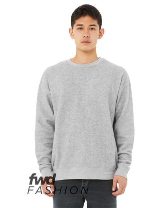  Custom Embroidered FWD Fashion Sueded Drop Shoulder Sweatshirt BELLA + CANVAS 3345 