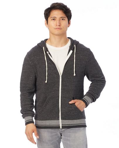 Custom Printed Alternative Rocky Eco-Fleece Ivy League Zip Hoodie - 9590F 
