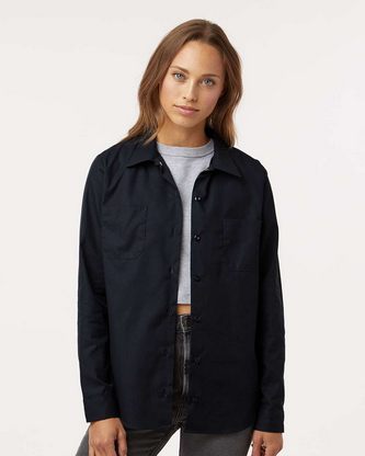  Company Branded Dickies Women's Long Sleeve Industrial Work Shirt L5350 With Logo 
