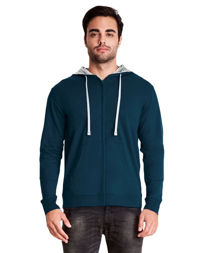 Custom Printed Next Level French Terry Zip Hoody - 9601