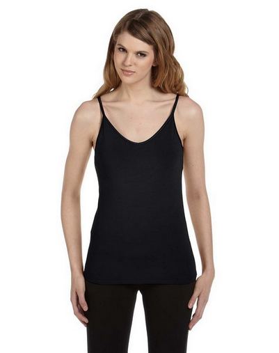  Ladies' Cotton/Spandex Shelf Bra Tank 