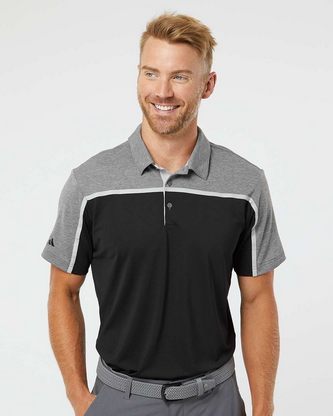  Custom Logo Adidas Ultimate Colorblocked Polo A512 Embroidered 