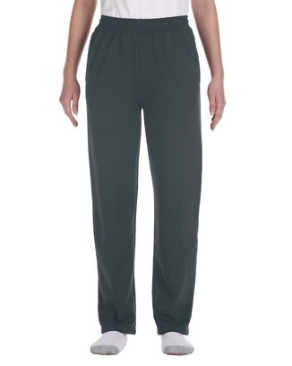  Youth NuBlend® Open-Bottom Fleece Sweatpants 