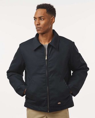 Custom Embroidered Dickies Insulated Industrial Eisenhower Jacket - Tall Sizes TJ55T With Logo