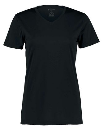 Company Branded Holloway Women's Momentum V-Neck T-Shirt 222820 With Logo