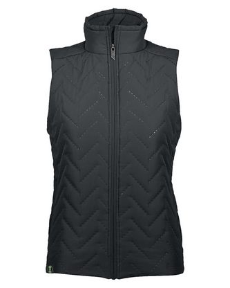  Custom Logo Holloway Women's Repreve® Eco Quilted Vest 229713 Embroidered 