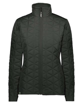 Company Branded Holloway Women's Repreve® Eco Quilted Jacket 229716 With Logo